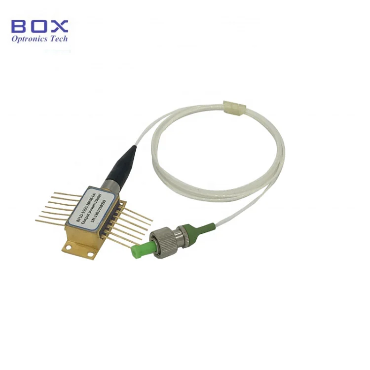 1550nm 100mW 100kHz laser laser laser diode btf với sợi sm/pm