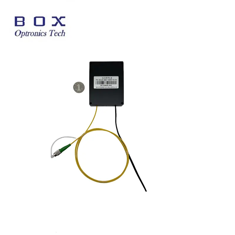 Nguồn sáng băng thông rộng SLD 840nm 5mW 10nm